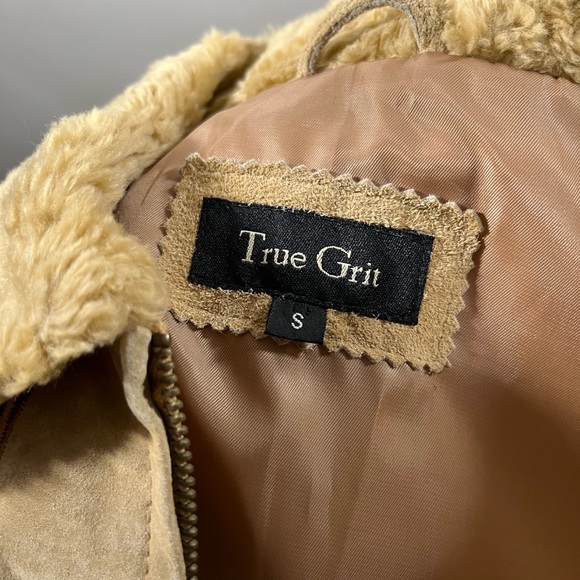 90s brown suede embroidered jacket - Picture 3 of 8